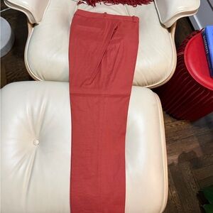 Theory Women's Rust Straight Leg Pants